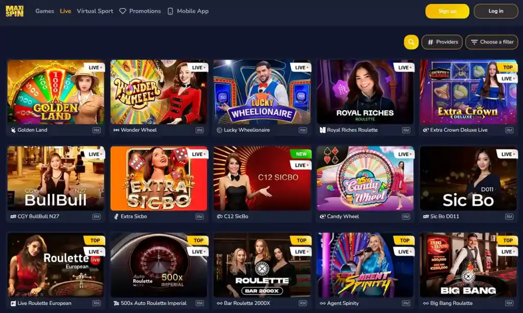 maxispin-live